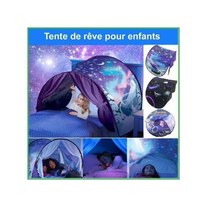 Tente de Lit Enfant Dream Tents - Tente de Rêve Enfants Pop Up Lit